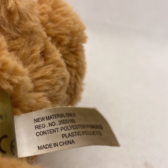 First & Main Lil’ Dean 1792 Beanie Plush Stuffed Teddy Bear 8” Brown Toy - Picture 6 of 8